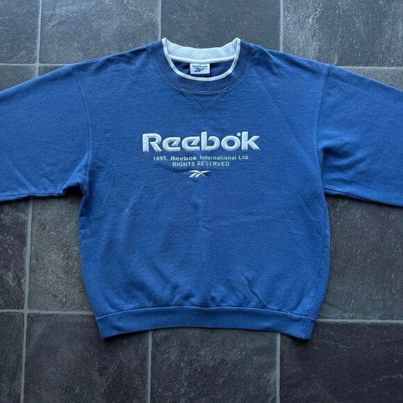 Reebok Women's Blue Sweatshirt - Picture 3 of 6